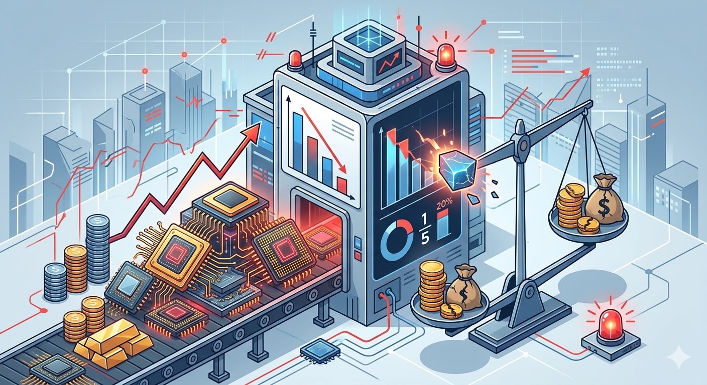 ارتفاع تكلفة تصنيع الرقائق_صورة مولدة عبر الذكاء الاصطناعي
