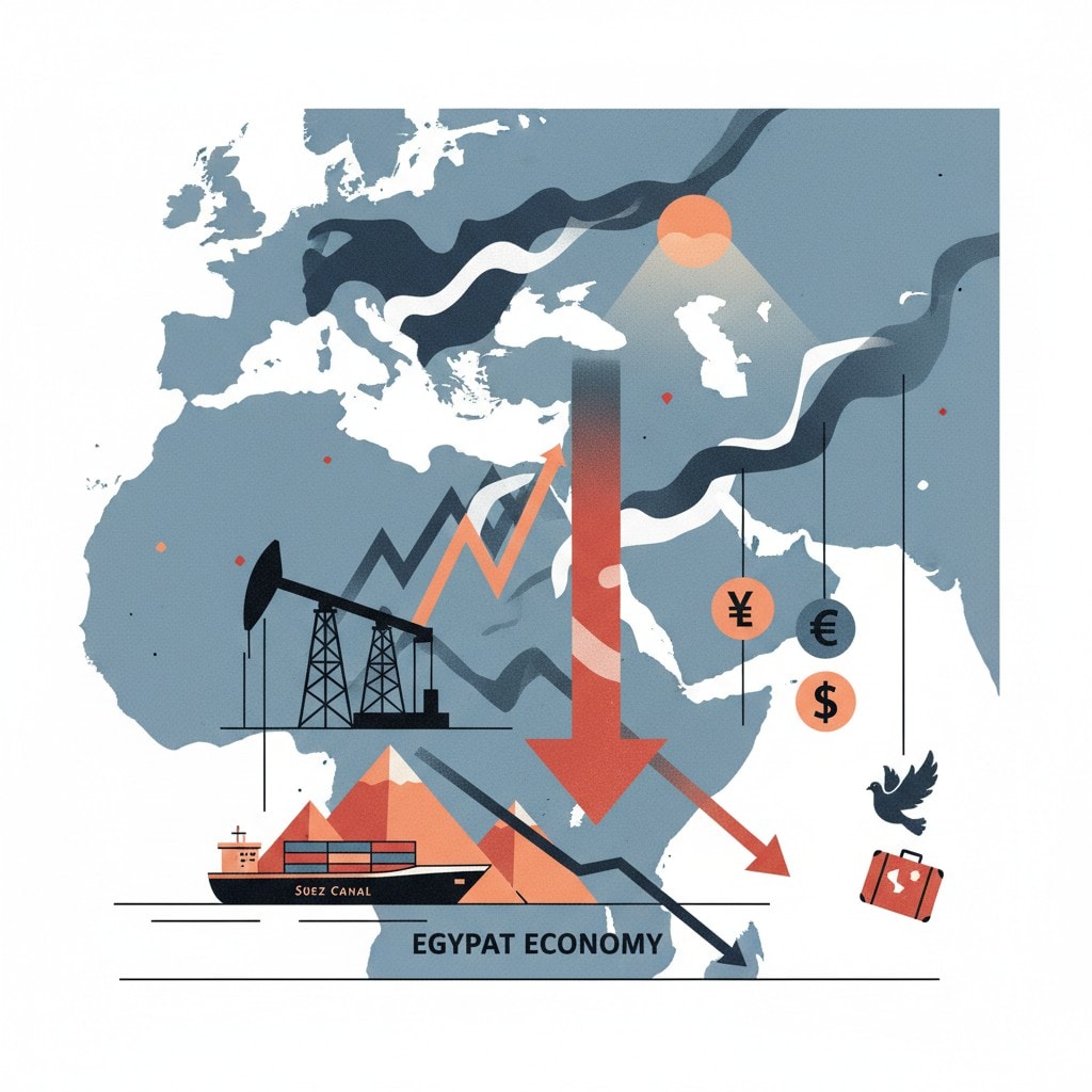 Economic Growth Forecasts for Egypt Trimmed Amid Middle East Tensions