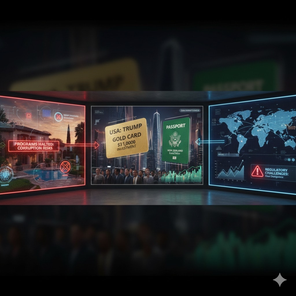 تأشيرات ذهبية وجوازات استثمارية (Ai)