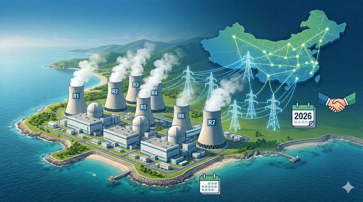 سبع مفاعلات نووية جديدة_صورة مولدة عبر الذكاء الاصطناعي