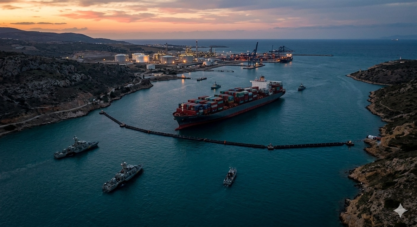 إغلاق مضيق هرمز وتأثيره على حركة الشحن العالمية
