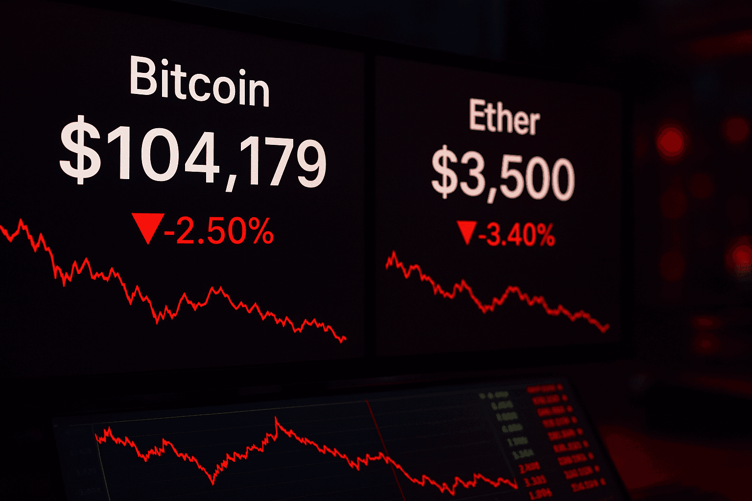 سحب 1.8 مليار دولار من صناديق بيتكوين وإيثر خلال 4 أيام تداول