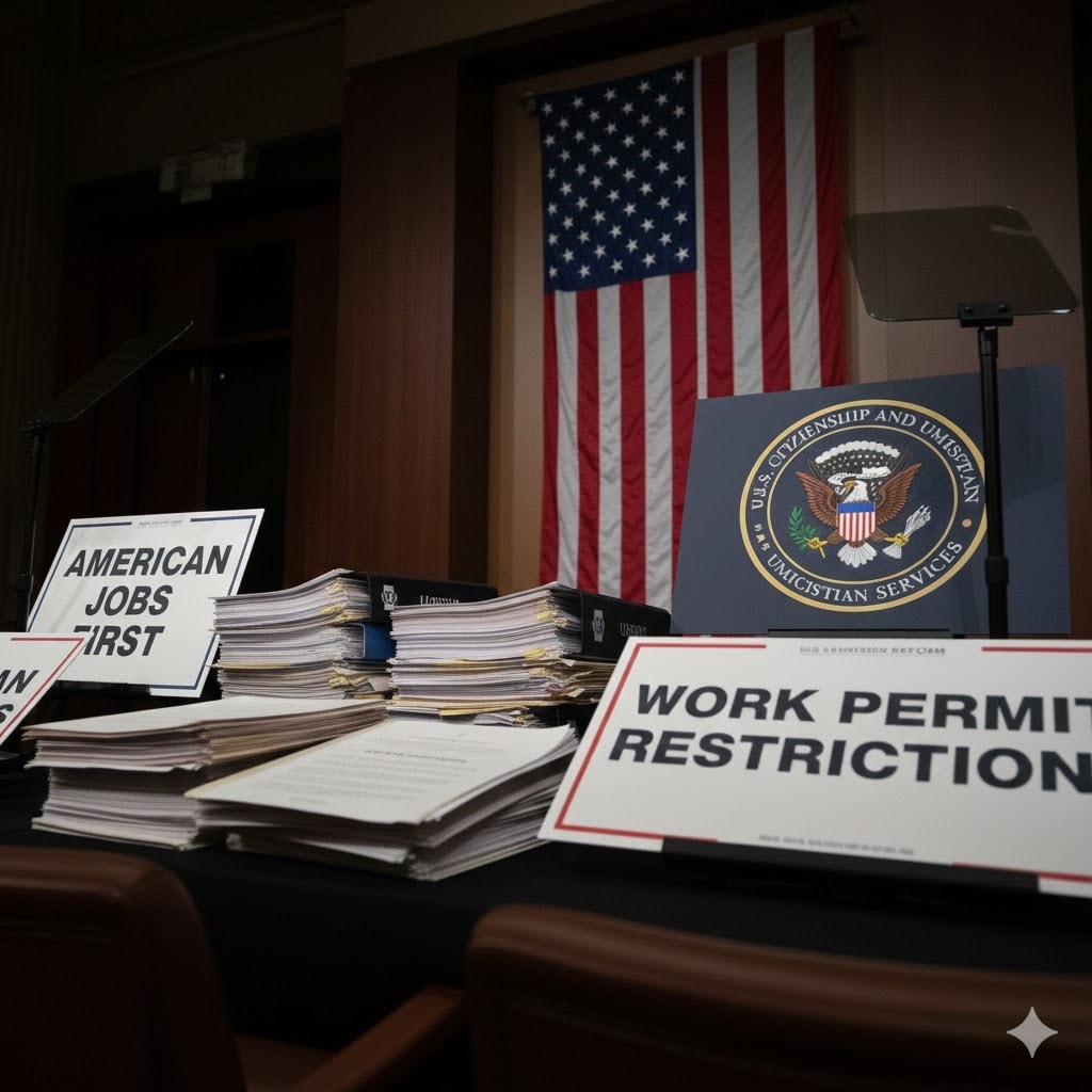 ترامب يفرض قيودًا على تصاريح العمل لطالبي اللجوء والمهاجرين AI