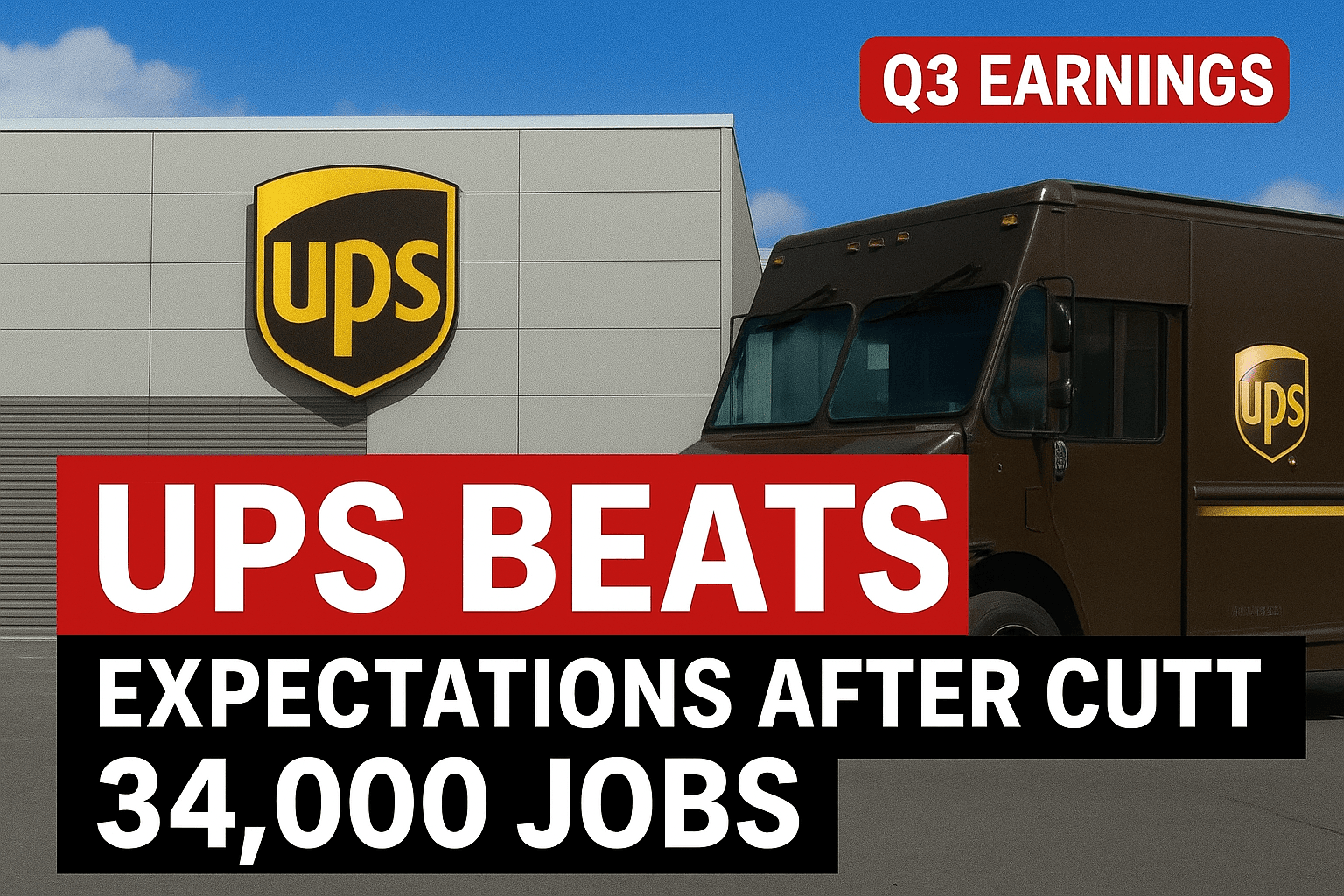 أرباح UPS تتجاوز التوقعات بعد خفض 34 ألف وظيفة