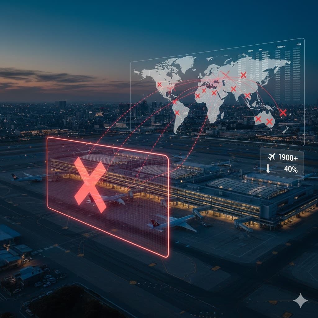 نصف الرحلات من الصين إلى اليابان ملغاة في كانون الأول بسبب التوترات السياسية