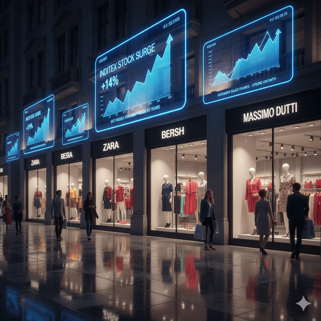 شركة زارا إنديتكس تحقق أفضل أسبوع منذ 2020 مع تعزيز القطاع الفاخر