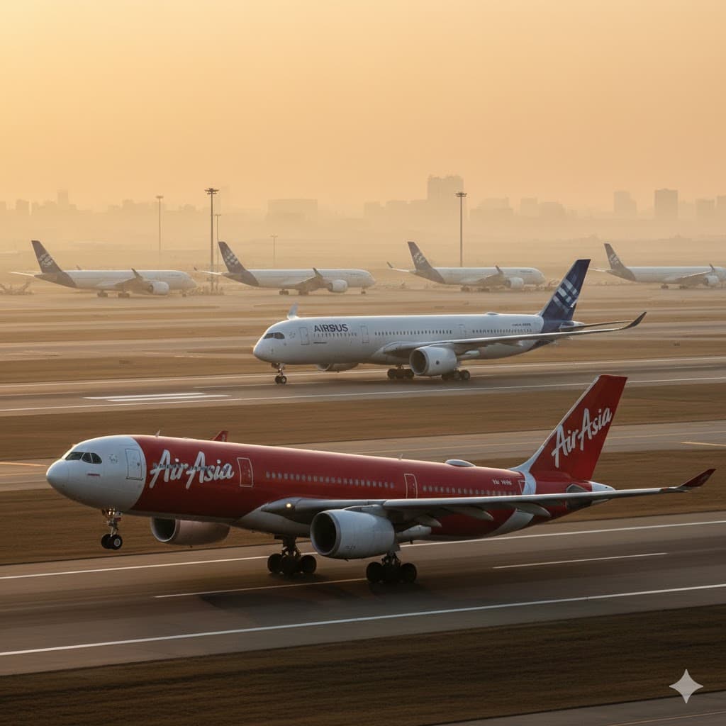 إيرآسيا تحذر إيرباص من ثغرات البرمجيات وتخطط لتوسيع أسطولها