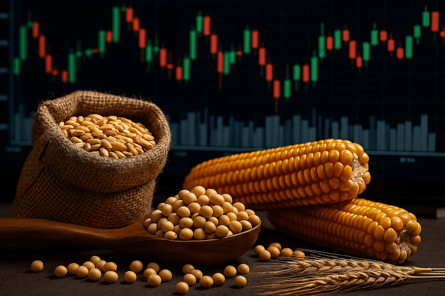 أسعار الحبوب وفول الصويا مستقرة قبيل صدور تقرير أميركي مهم حول العرض العالمي