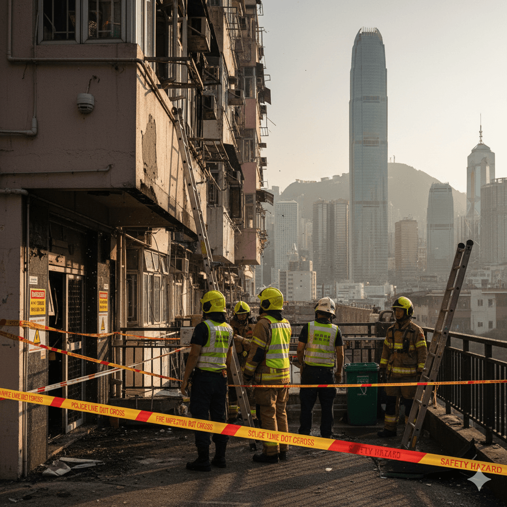 الصين تبدأ فحوصات السلامة في المباني بعد حريق هونغ كونغ