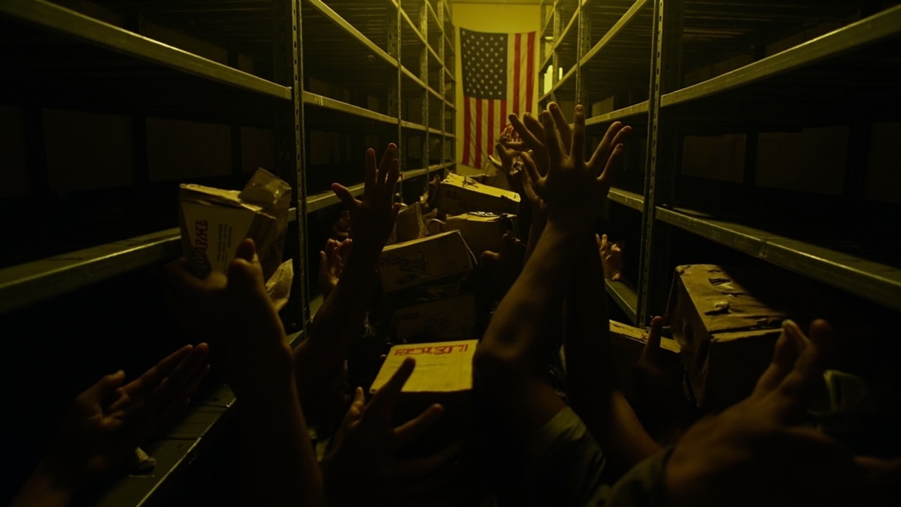 Hailuo_Image_Empty food bank shelves in the_438439602913038341