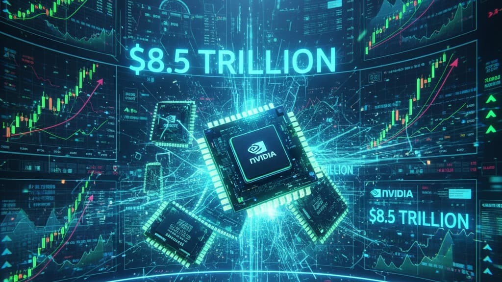 إنفيديا تستهدف قيمة سوقية 8.5 تريليون دولار بفضل الذكاء الاصطناعي