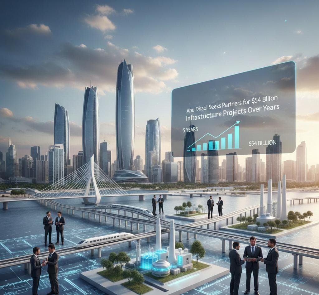 استثمارات بقيمة 54 مليار دولار...أبوظبي تبحث عن شركاء للتنفيذ