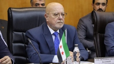 نضال الشعار في واشنطن لتعزيز التعاون الاقتصادي، سوريا، 15 تشرين الأول 2025 (تلفزيون سوريا)