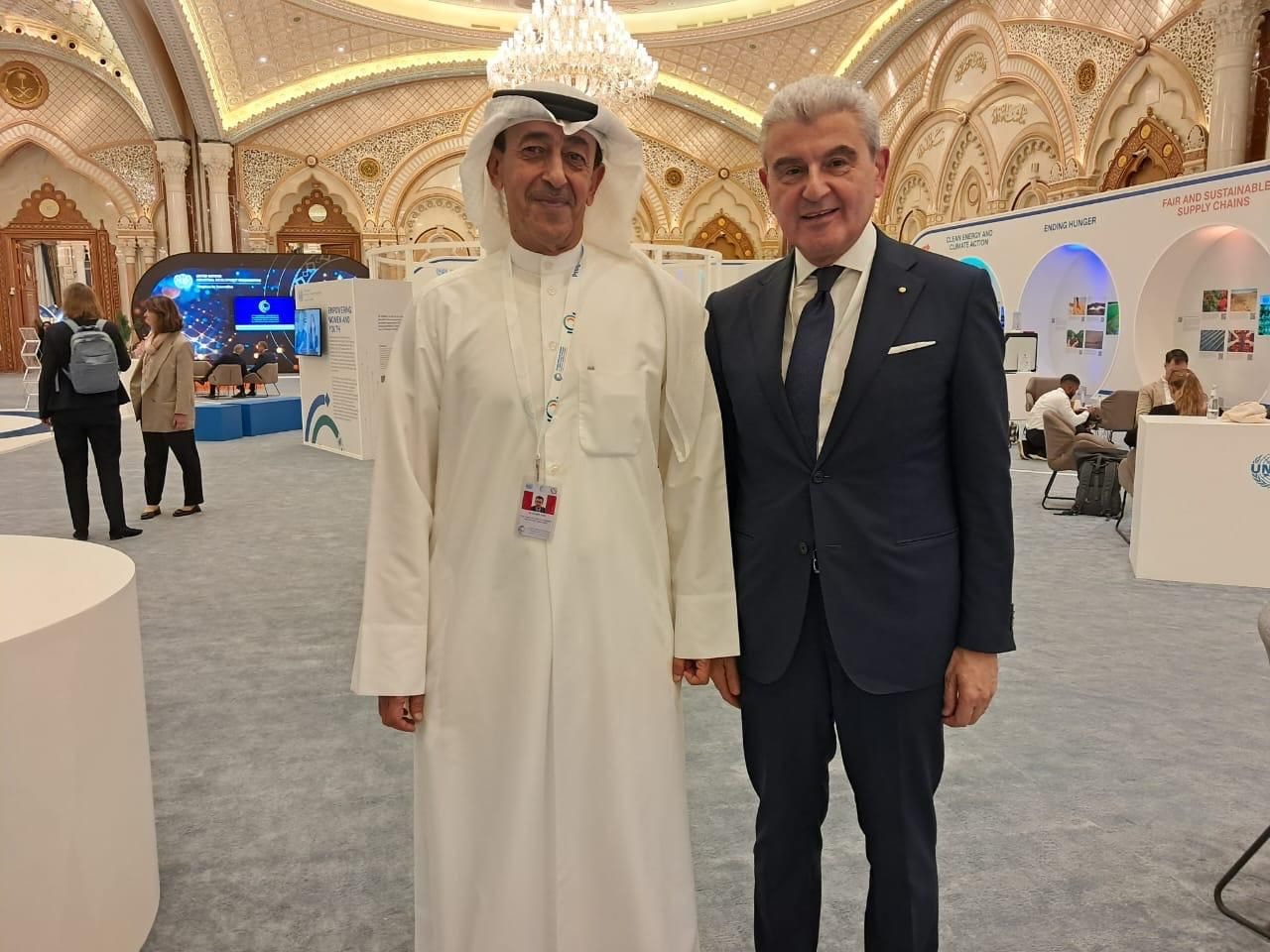 وزيرا الصناعة اللبناني والسعودي