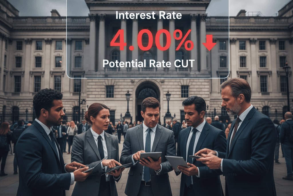 بنك إنجلترا يُبقي الفائدة عند 4% ويمهد لتخفيض محتمل في كانون الأول