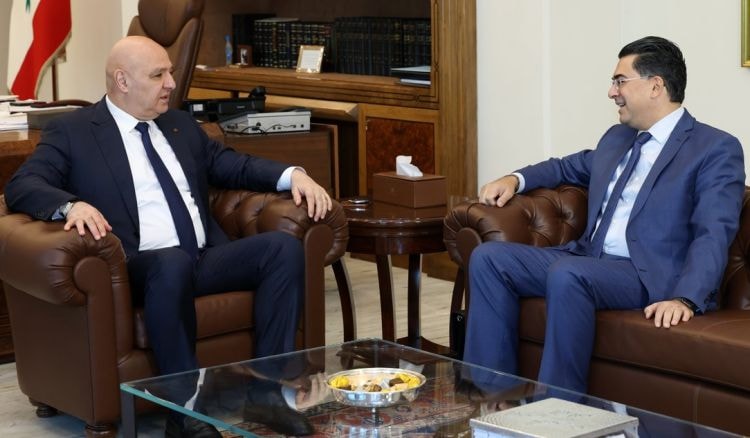 لقاء بين رئيس الجمهورية اللبناني جوزاف عون و وزير الاعلامي بول مرقص