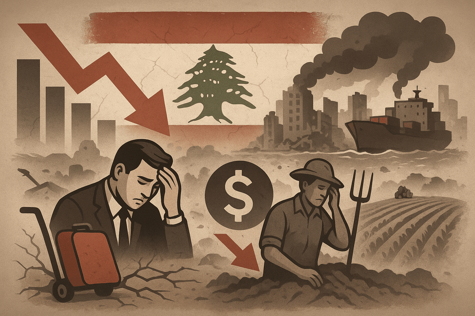 تأثير الصراع الحدودي على القطاعات الاقتصادية في لبنان