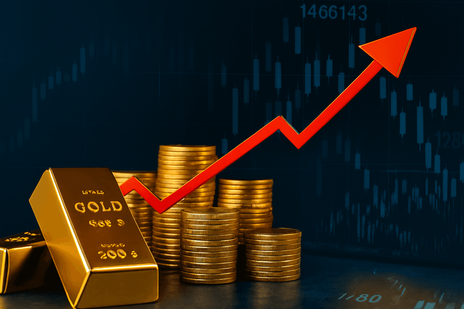 الذهب يتجاوز 3900 دولار وسط تصاعد التوترات الإقتصادية