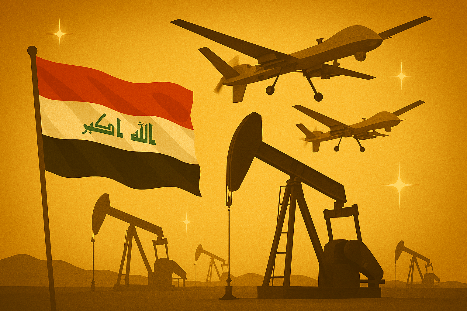 مسيّرات لحماية حقول نفط العراق