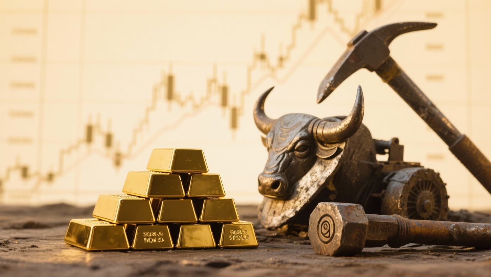 عودة ارتفاع الذهب تُشعل التفاؤل بأسهم شركات التعدين