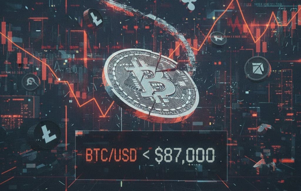 بيتكوين تتراجع إلى أقل من 87 ألف دولار مع انحسار سوق العملات المشفّرة