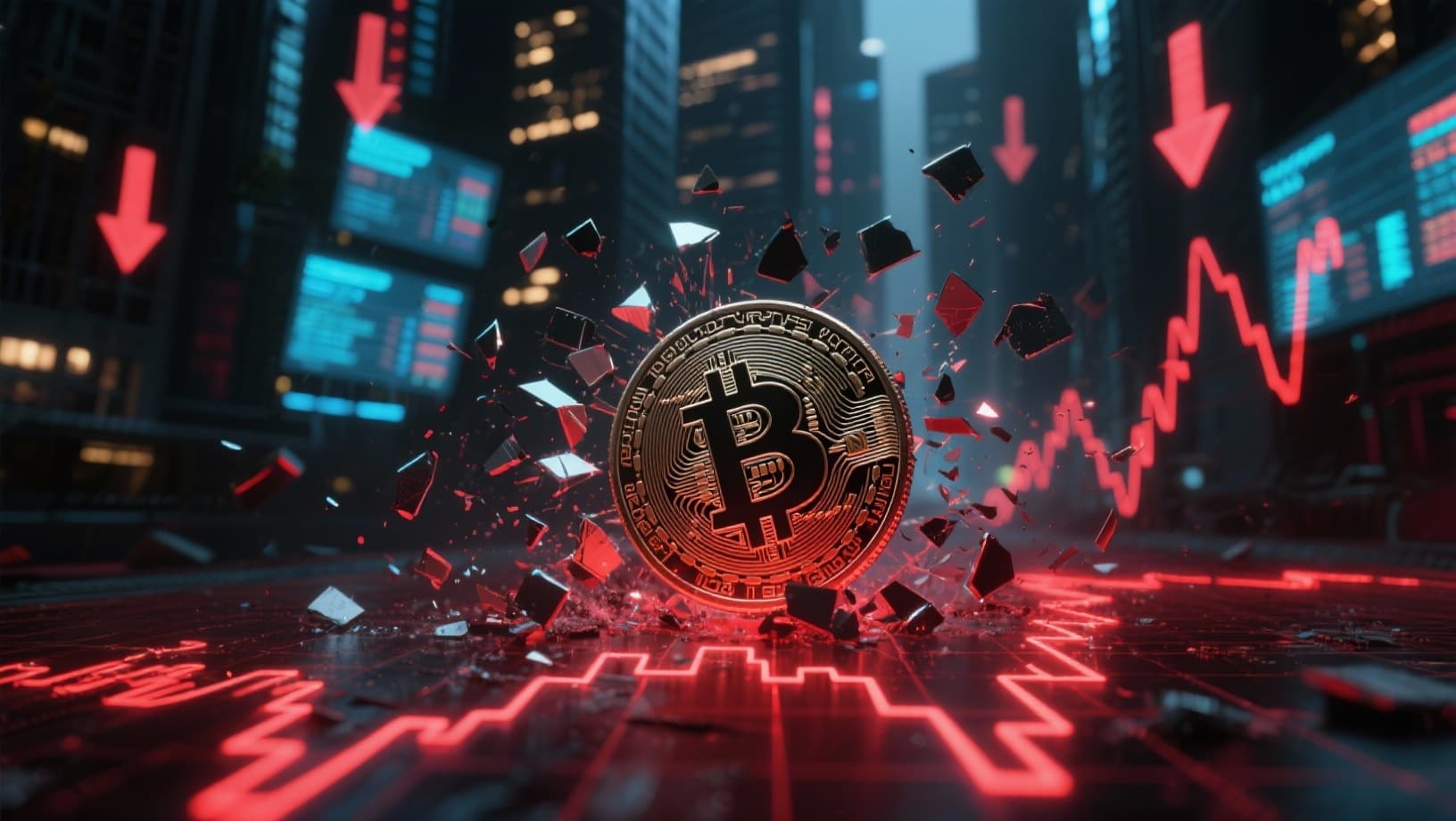 سوق العملات المشفّرة يهبط بنسبة 20% ويمحو تقريبًا كل مكاسبه لعام 2025