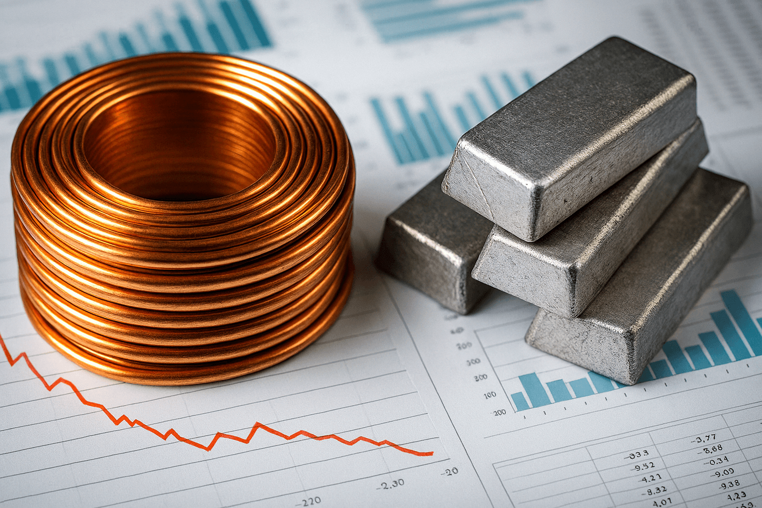 تراجع مكاسب النحاس والألمنيوم بعد بيانات اقتصادية صينية مخيبة للآمال