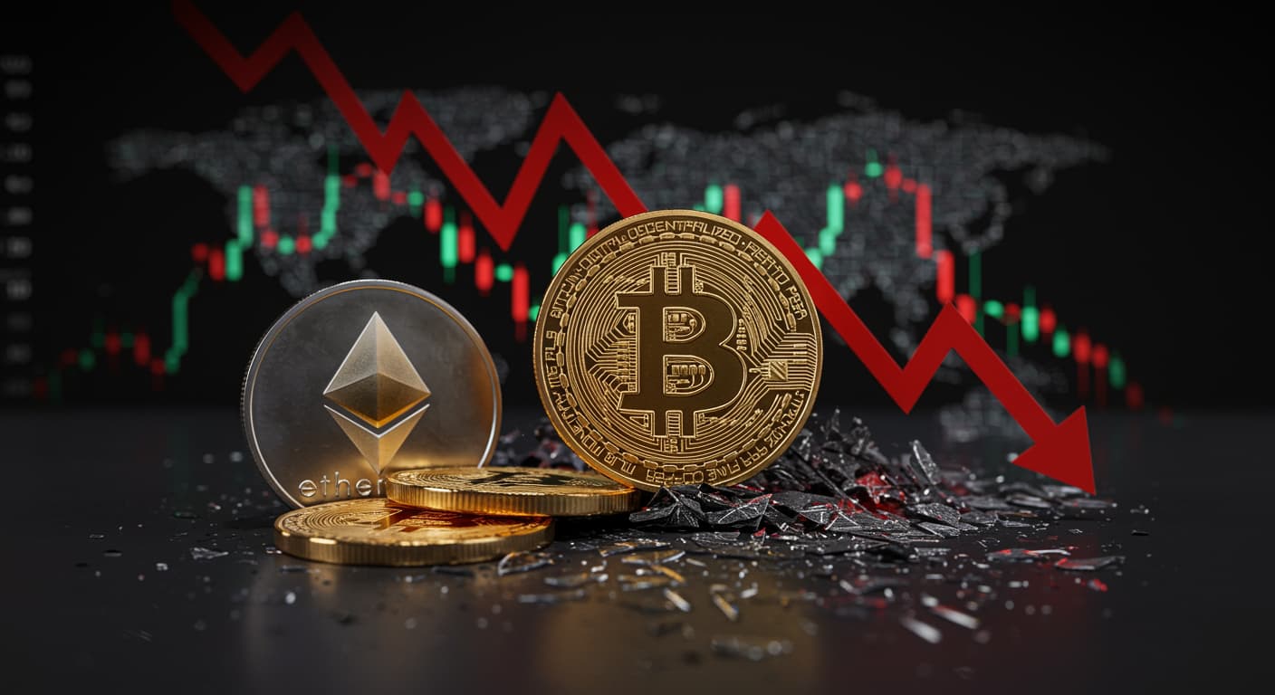 خسائر شركات الخزائن الرقمية تصل 45% مع هبوط بيتكوين وإيثر 15%