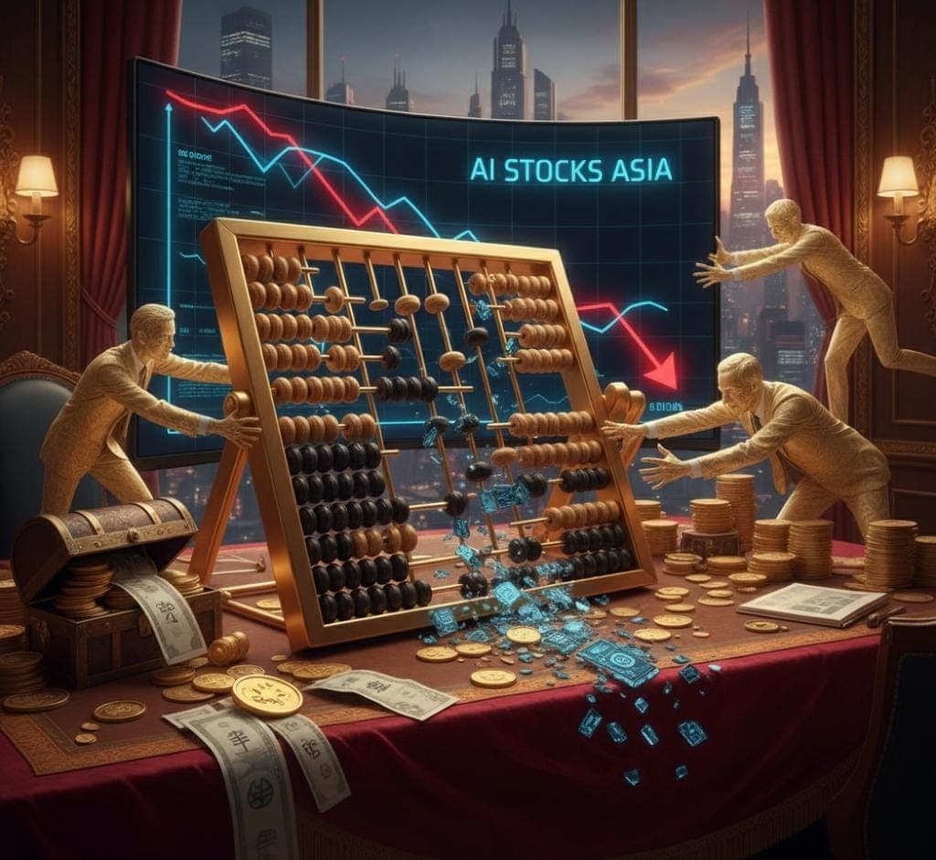 تراجع أسهم الذكاء الاصطناعي في آسيا مع تصاعد عمليات البيع الأجنبية