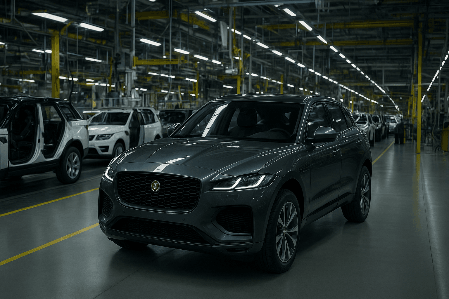 عودة إنتاج “جاكوار لاند روفر” تدعم أول نمو لمصانع بريطانيا منذ عام