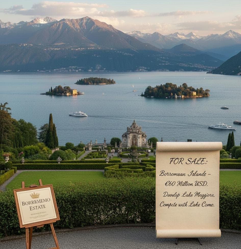 عائلة بوروميو تحول جزر بحيرة ماجيوري إلى وجهة سياحية فاخرة