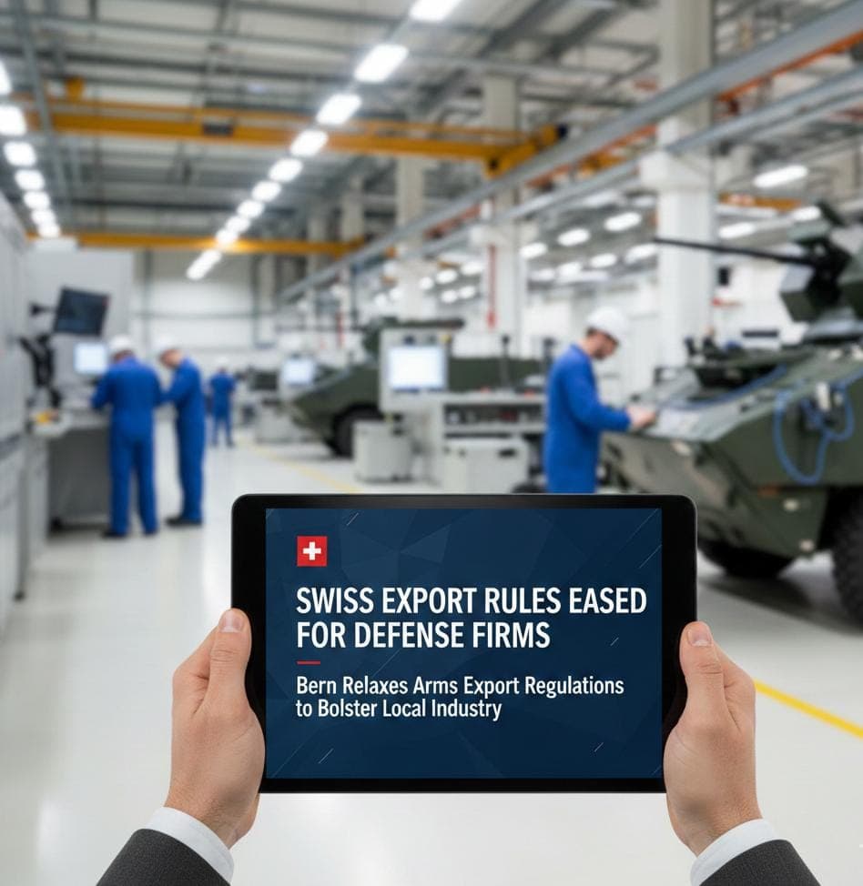 سويسرا تخفف قواعد تصدير الأسلحة لدعم شركات الدفاع المحلية
