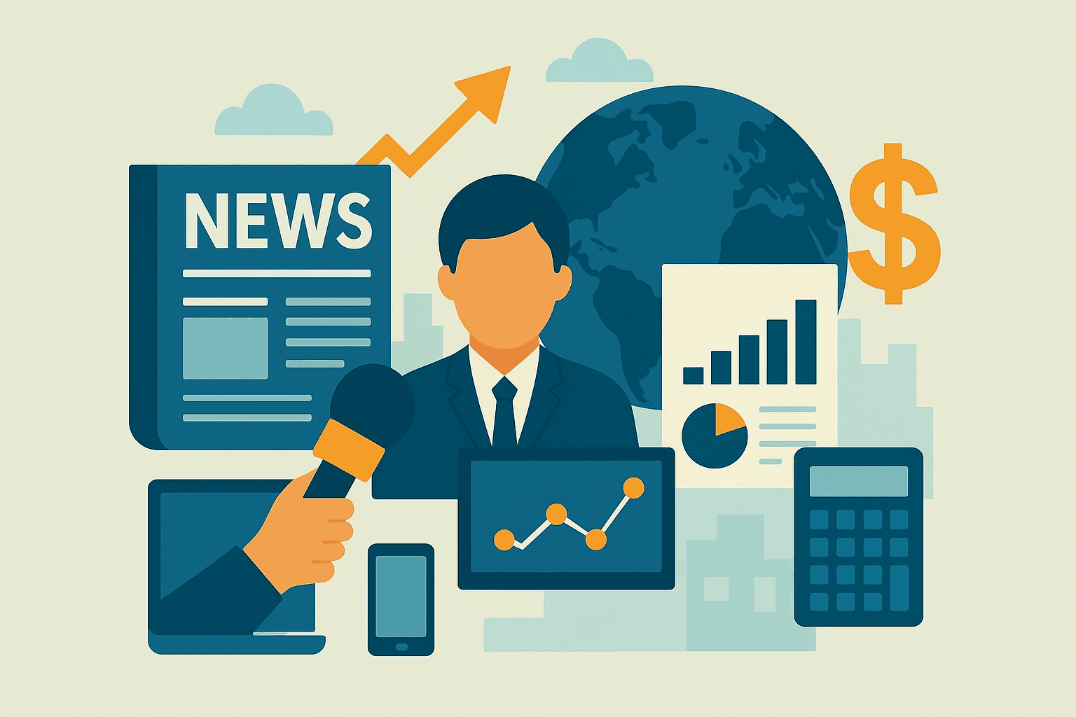 الإعلام والاقتصاد: التحولات الرقمية وتأثيرها على الأسواق العالمية والعربية