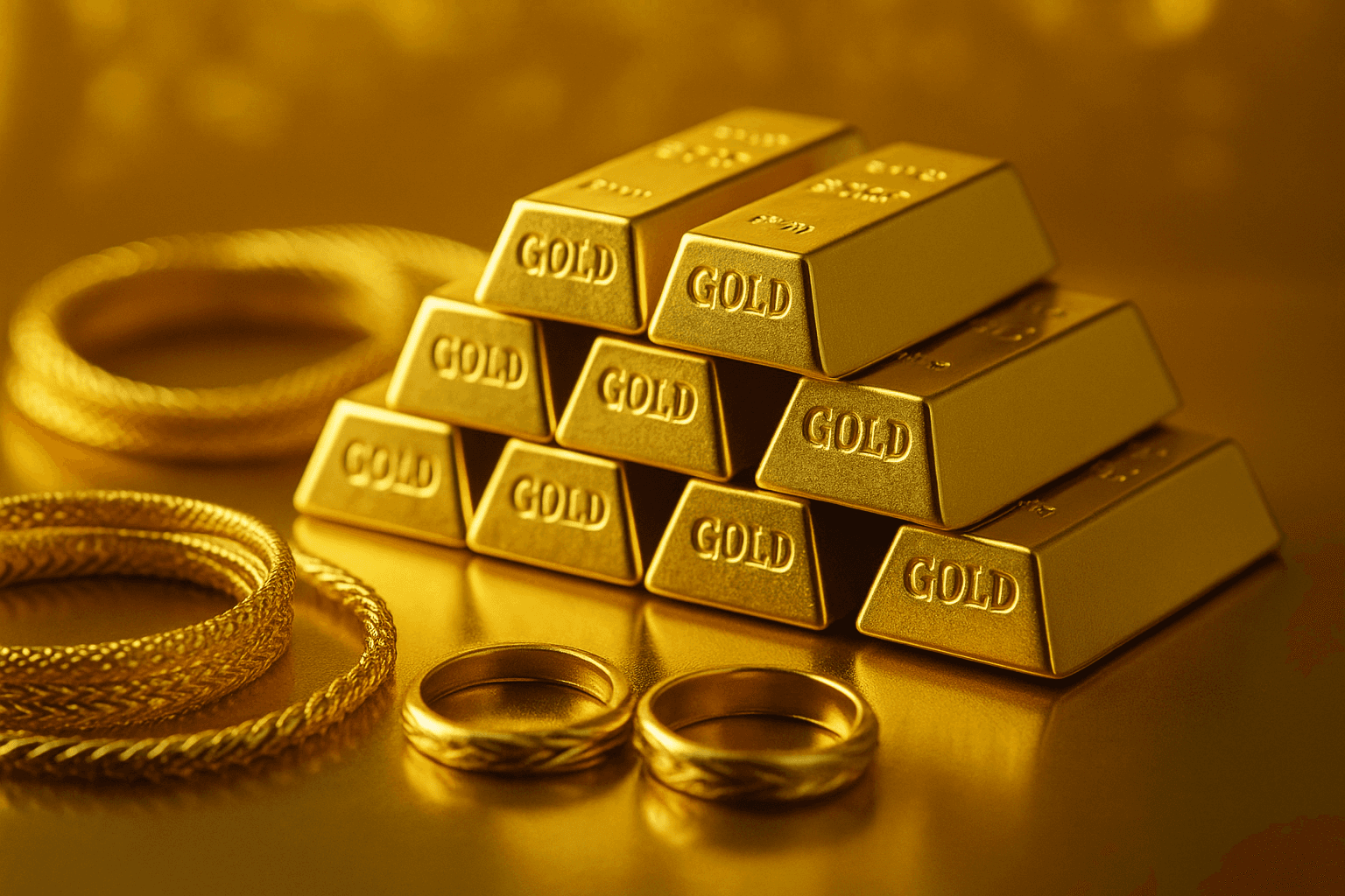 المعدن الأصفر يتخطى 4100 دولار للاونصة