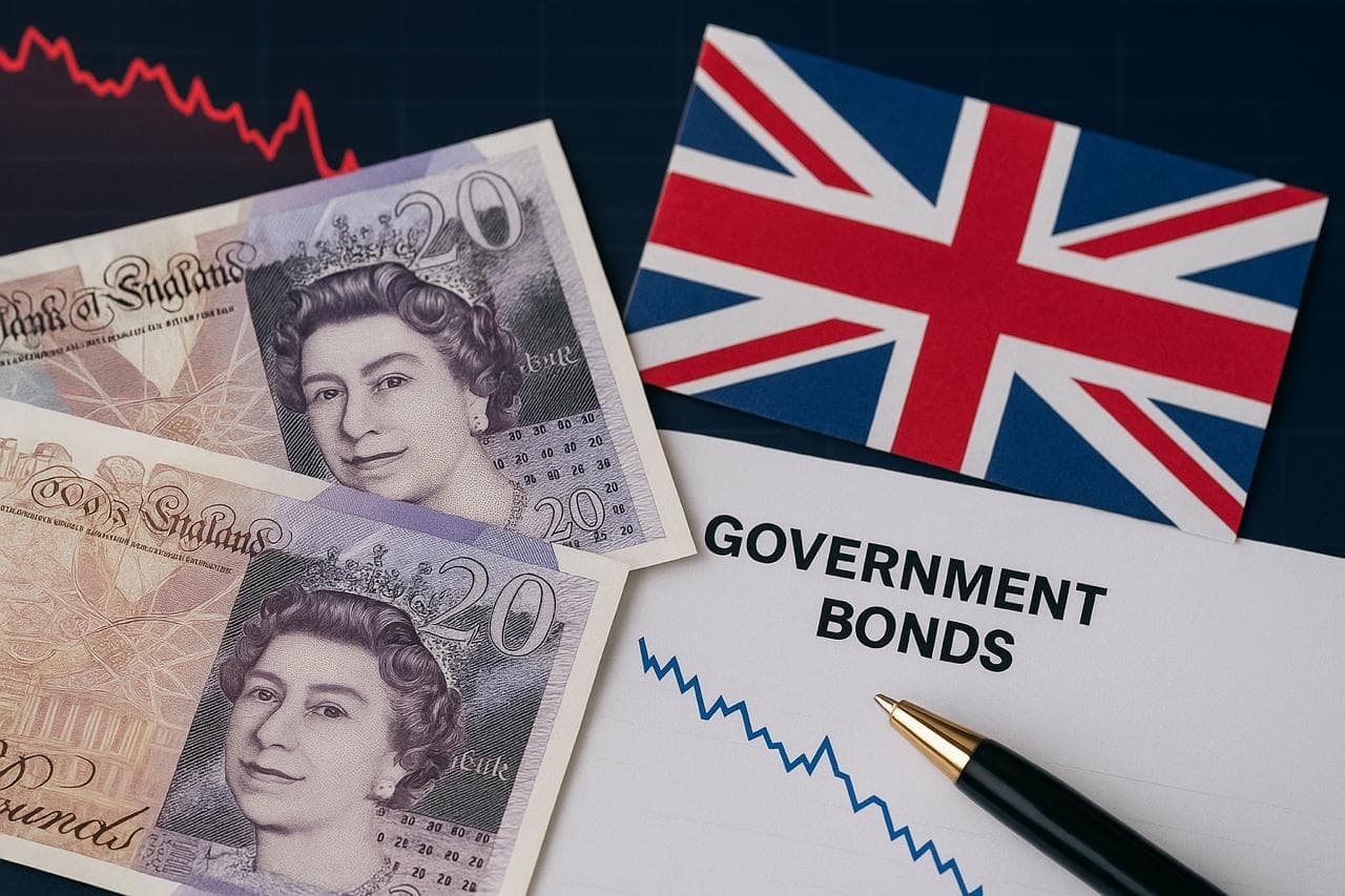 تقلبات في الأسواق البريطانية والجنيه يتراجع 0.6٪ وسط شكوك مالية