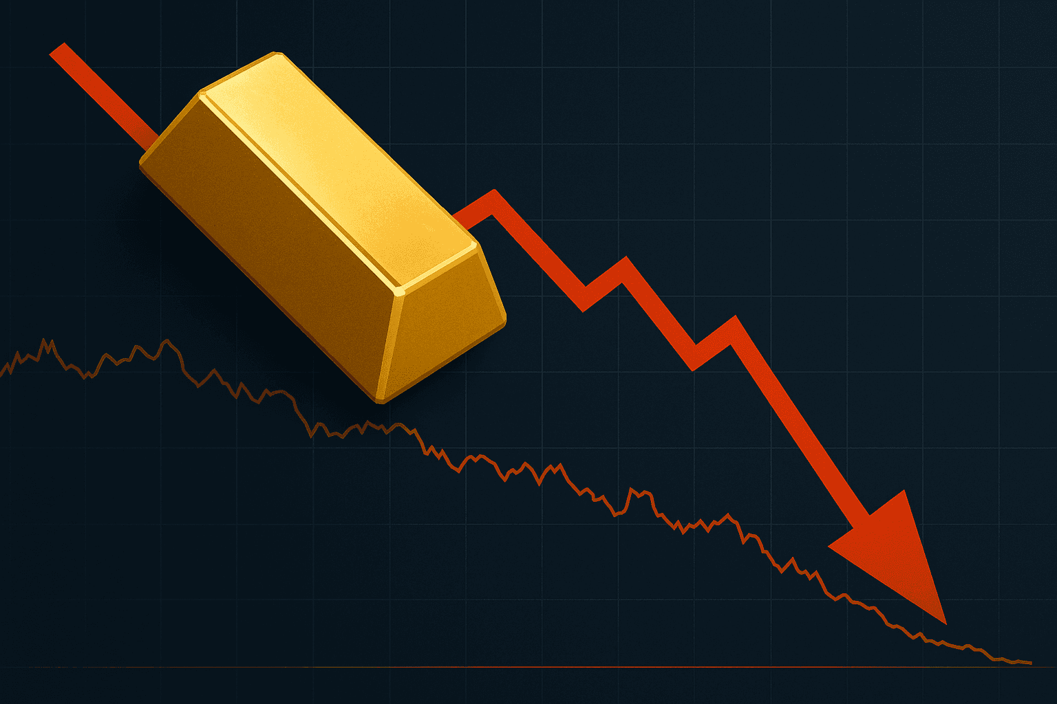 من صعود تاريخي إلى هبوط مفاجئ... رحلة انخفاض الذهب مستمرة