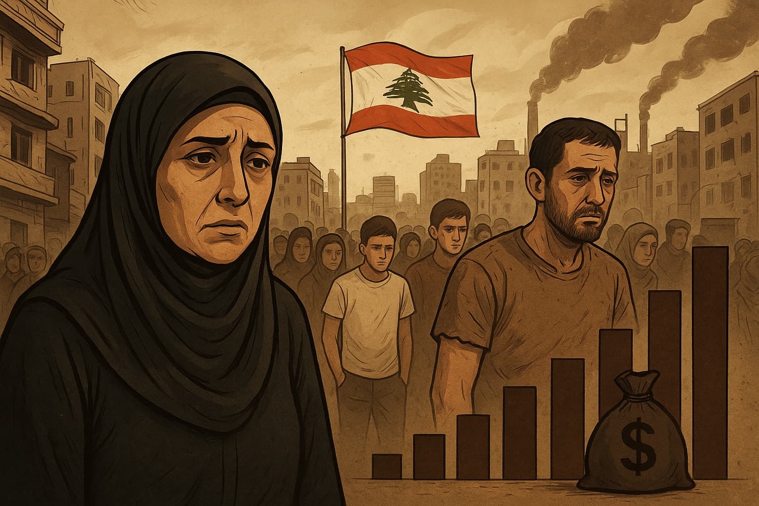 انهيار العدالة الاقتصادية في لبنان: فقر متصاعد وفرص ضائعة