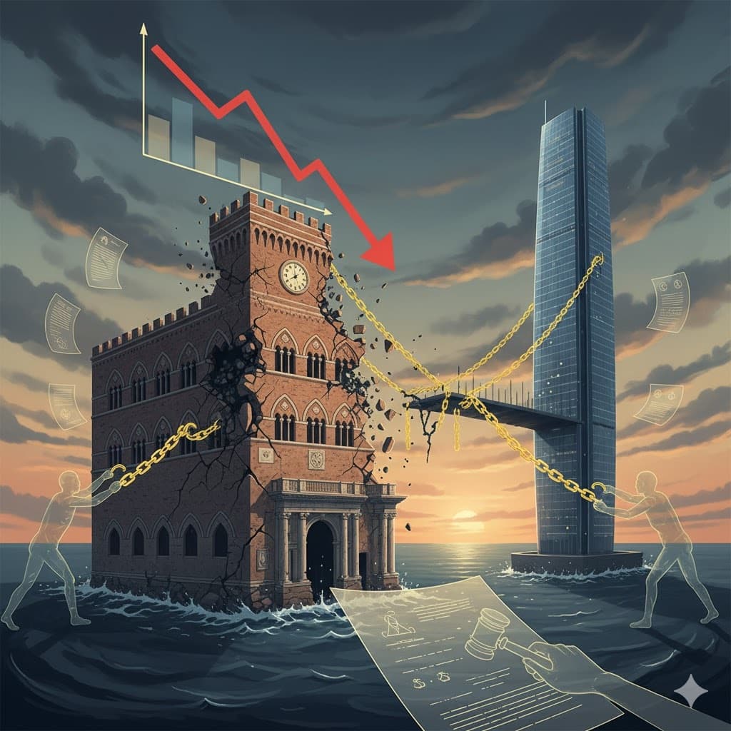 تحقيق يضغط على مونتي باشي بعد استحواذه على ميديوبانكا بـ19.8 مليار دولار