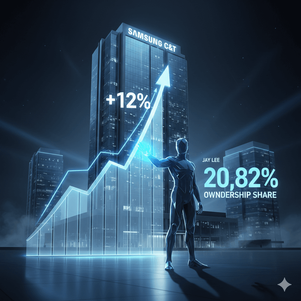 ارتفاع قياسي لسامسونغ سي آند تي بعد تعزيز جاي لي حصته في المجموعة