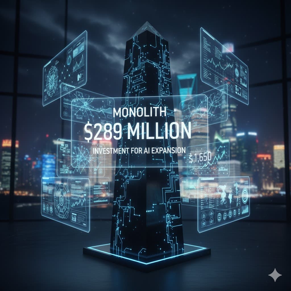 Monolith تجمع 289 مليون دولار لتمويل شركات الذكاء الاصطناعي