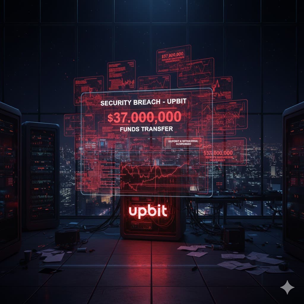 اختراق أمني في Upbit يؤدي إلى تحويل 37 مليون دولار