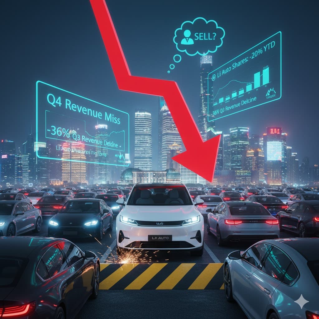 لي أوتو تخيب التوقعات وسط تصاعد منافسة السيارات الكهربائية في الصين