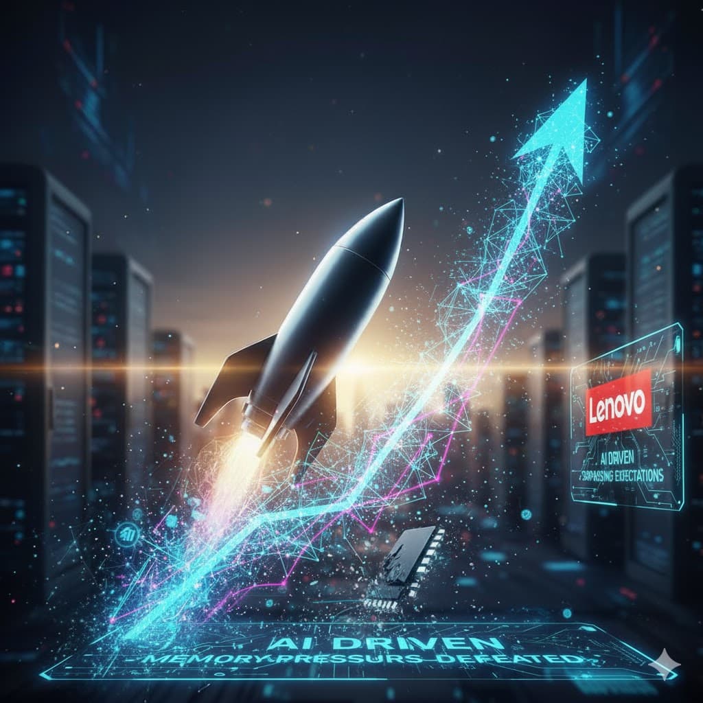 لينوفو تقفز فوق التوقعات… الذكاء الاصطناعي يدفع بالإيرادات