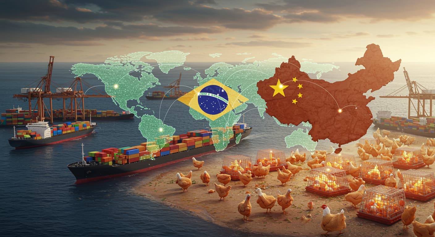 الصين ترفع حظر استيراد الدواجن من البرازيل وتنعش التجارة العالمية
