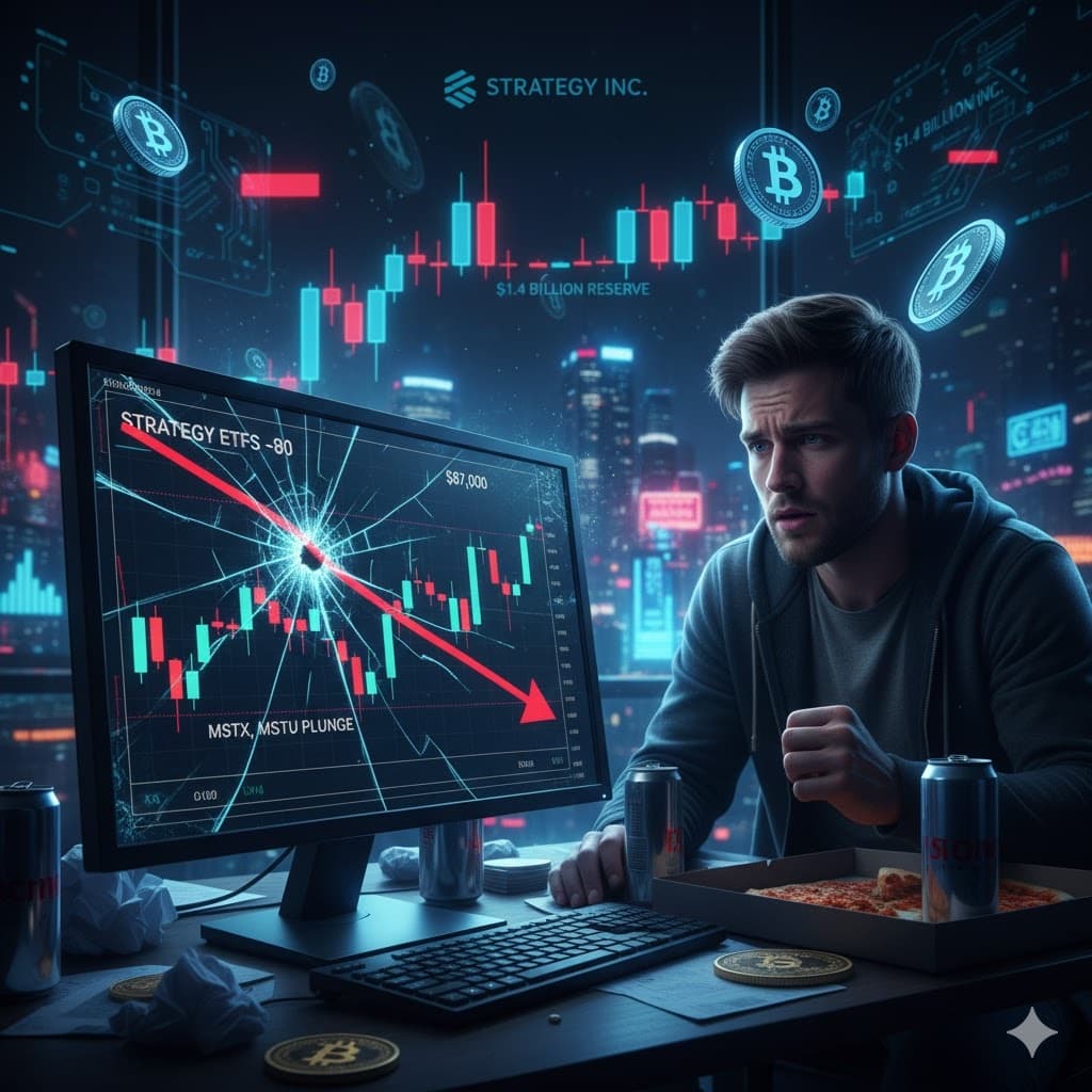 خسائر قاسية لمستثمري سايلور مع انهيار صناديق "strategy" وتراجع بيتكوين