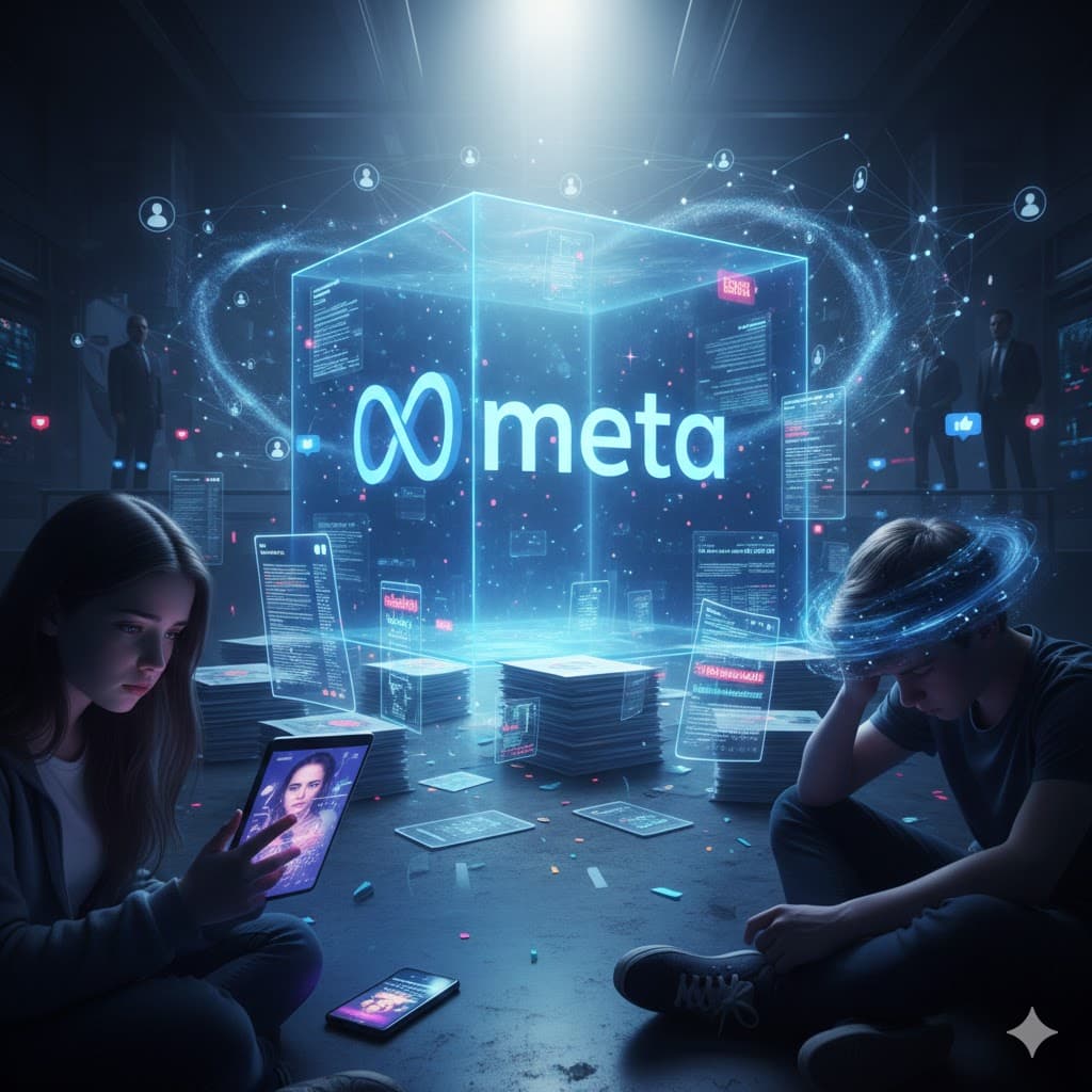 ميتا أمام الضوء...وثائق تكشف الخطر الخفي لمنصاتها على صحة المراهقين
