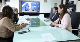 مرقص يبحث ووفد الـ"يونيسف" خطط 2026