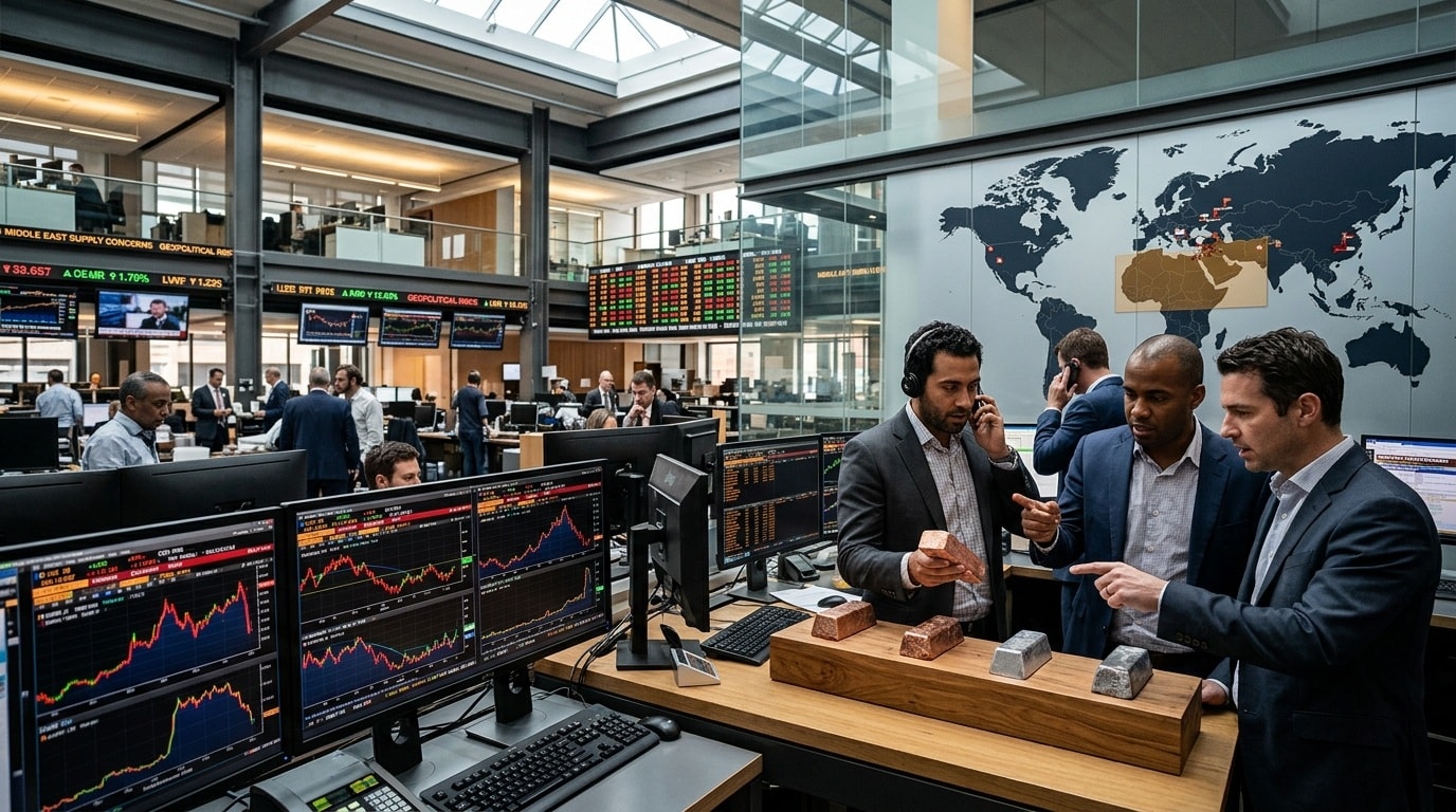 تراجع أسعار المعادن الصناعية ai