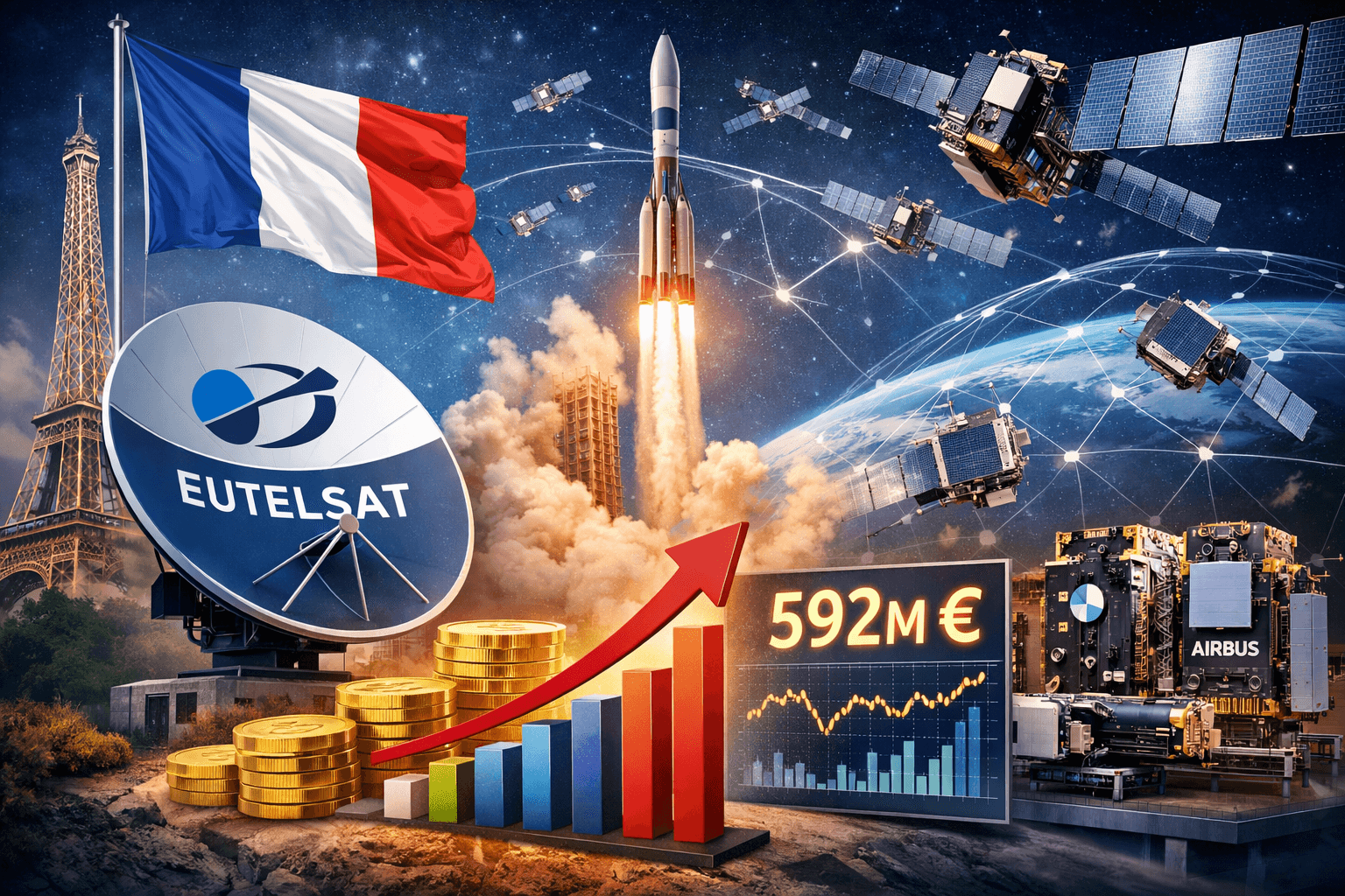 قفزة في مبيعات يوتلسات وتقليص ديونها للنصف بفضل خطة إنقاذ فرنسية