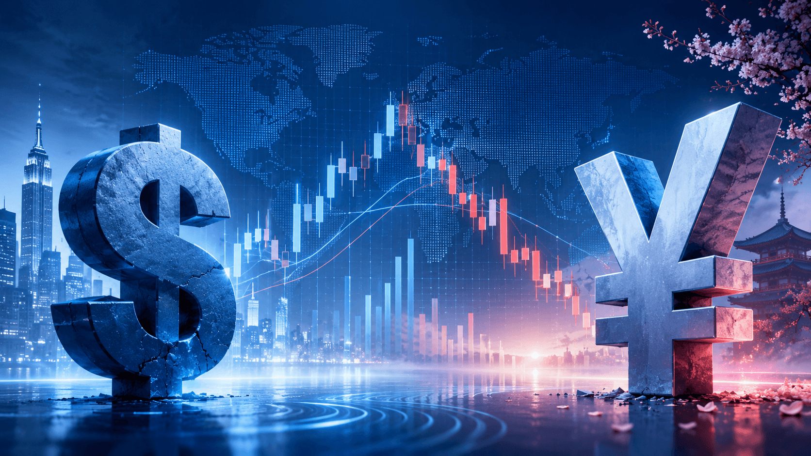 تقلبات الدولار والين في أسواق العملات العالمية
